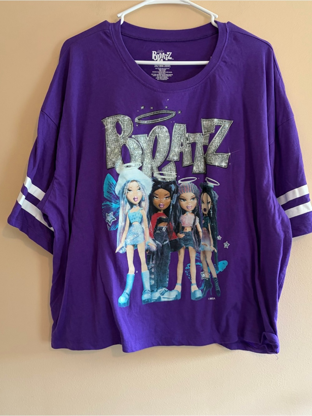 Bratz pajama set graphic tee and shorts